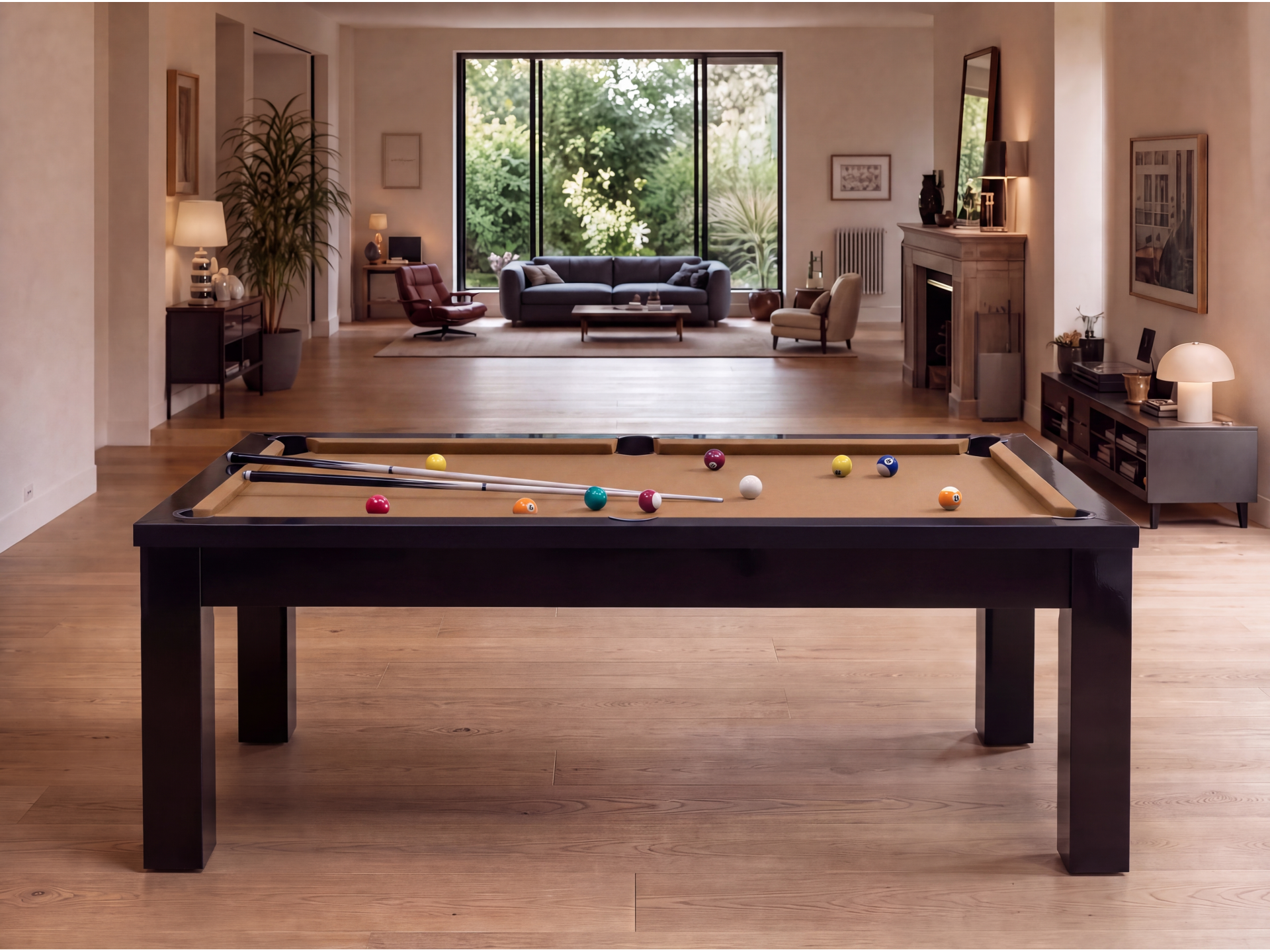 Achat billard américain convertible Santiago