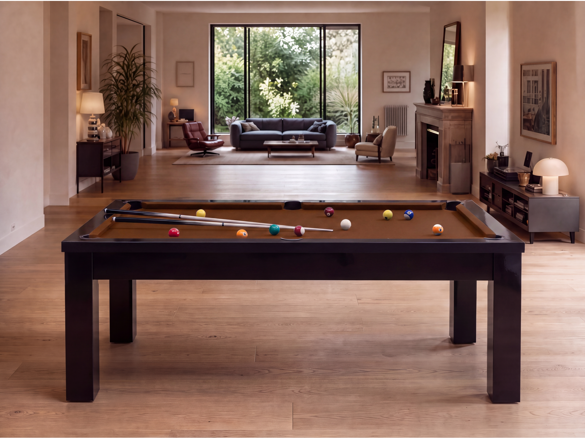 Achat billard américain convertible Santiago