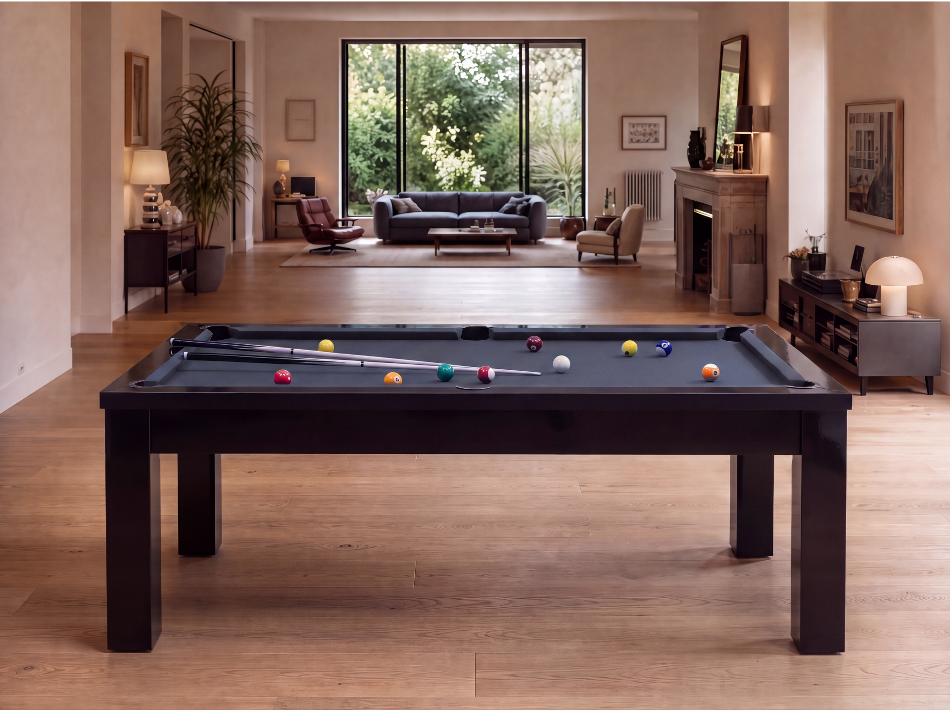 Achat billard américain convertible Santiago