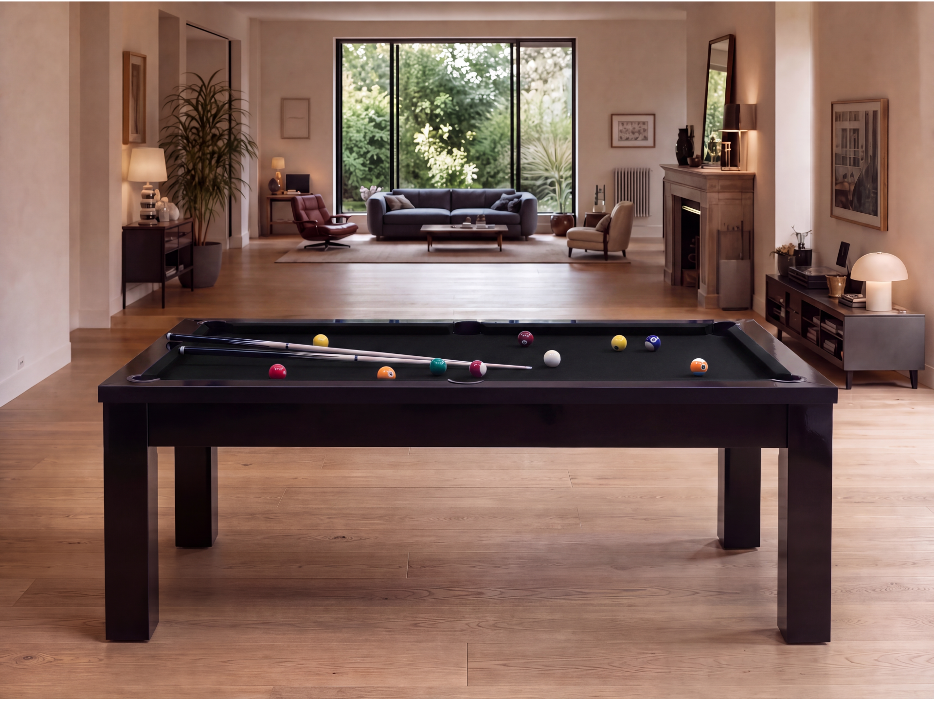 Achat billard américain convertible Santiago