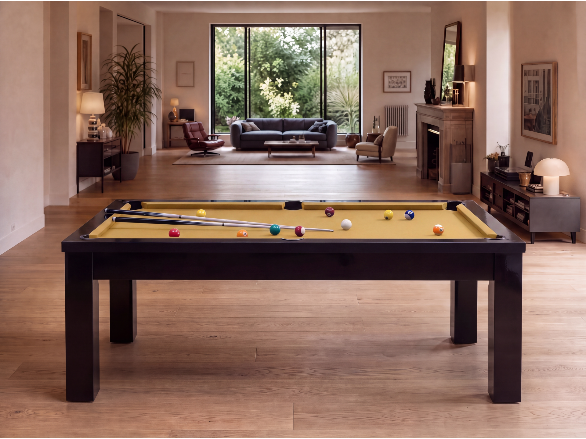 Achat billard américain convertible Santiago