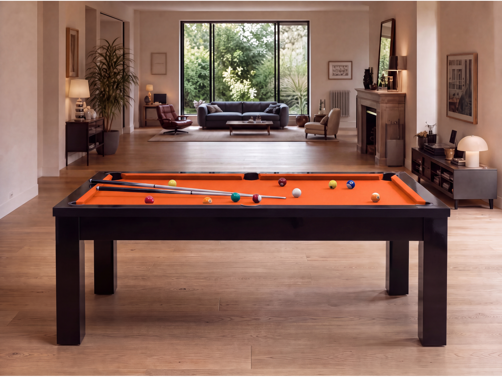 Achat billard américain convertible Santiago