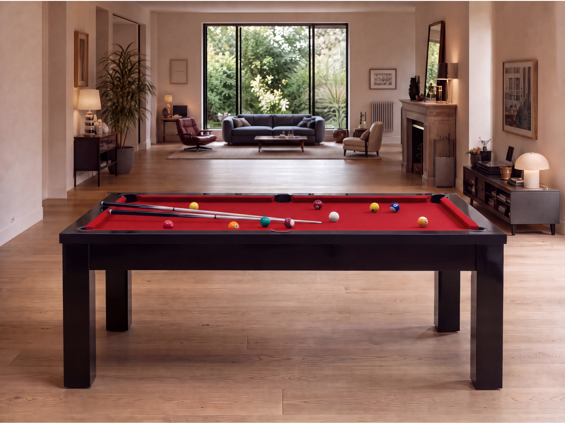 Achat billard américain convertible Santiago