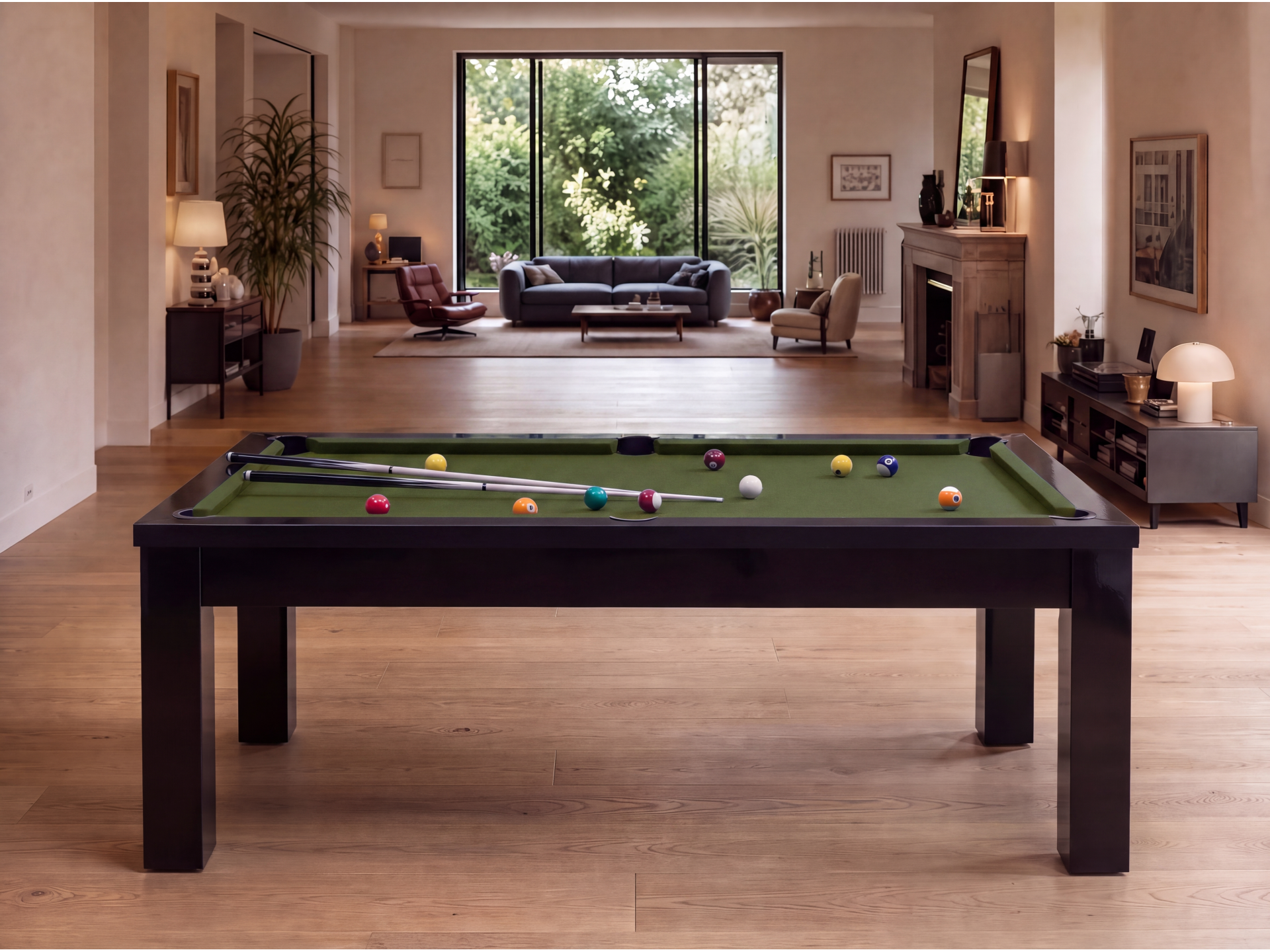 Achat billard américain convertible Santiago