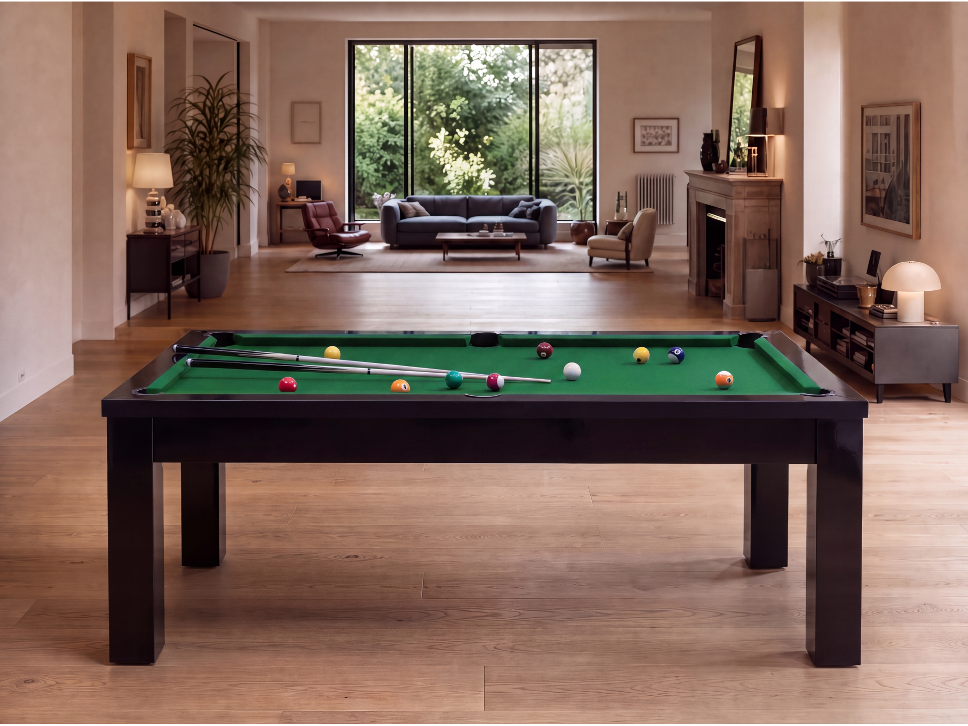 Achat billard américain convertible Santiago