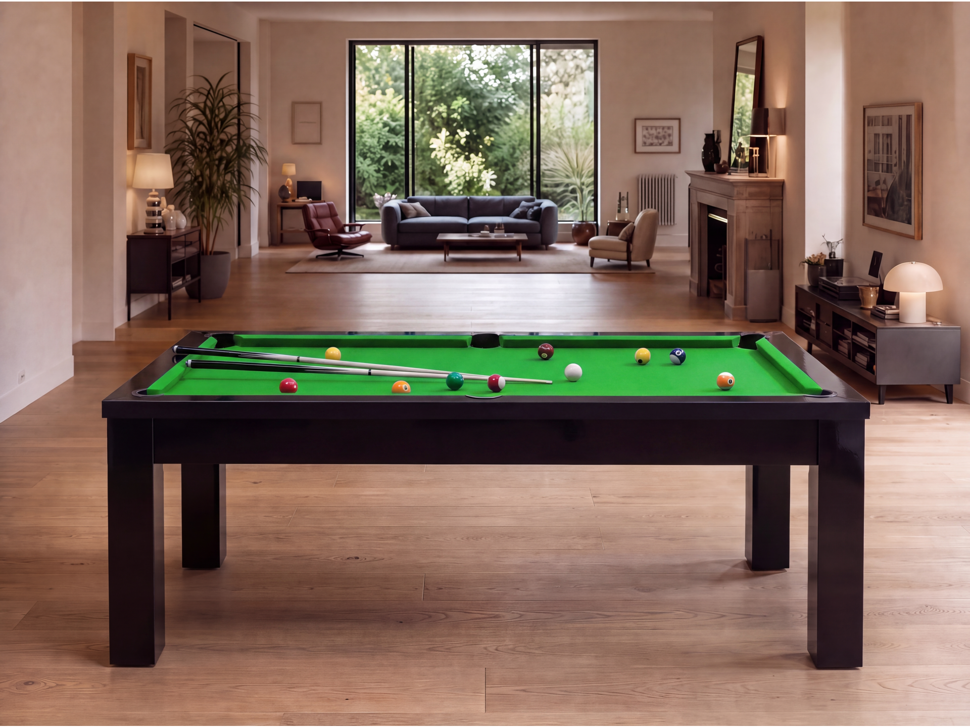 Achat billard américain convertible Santiago