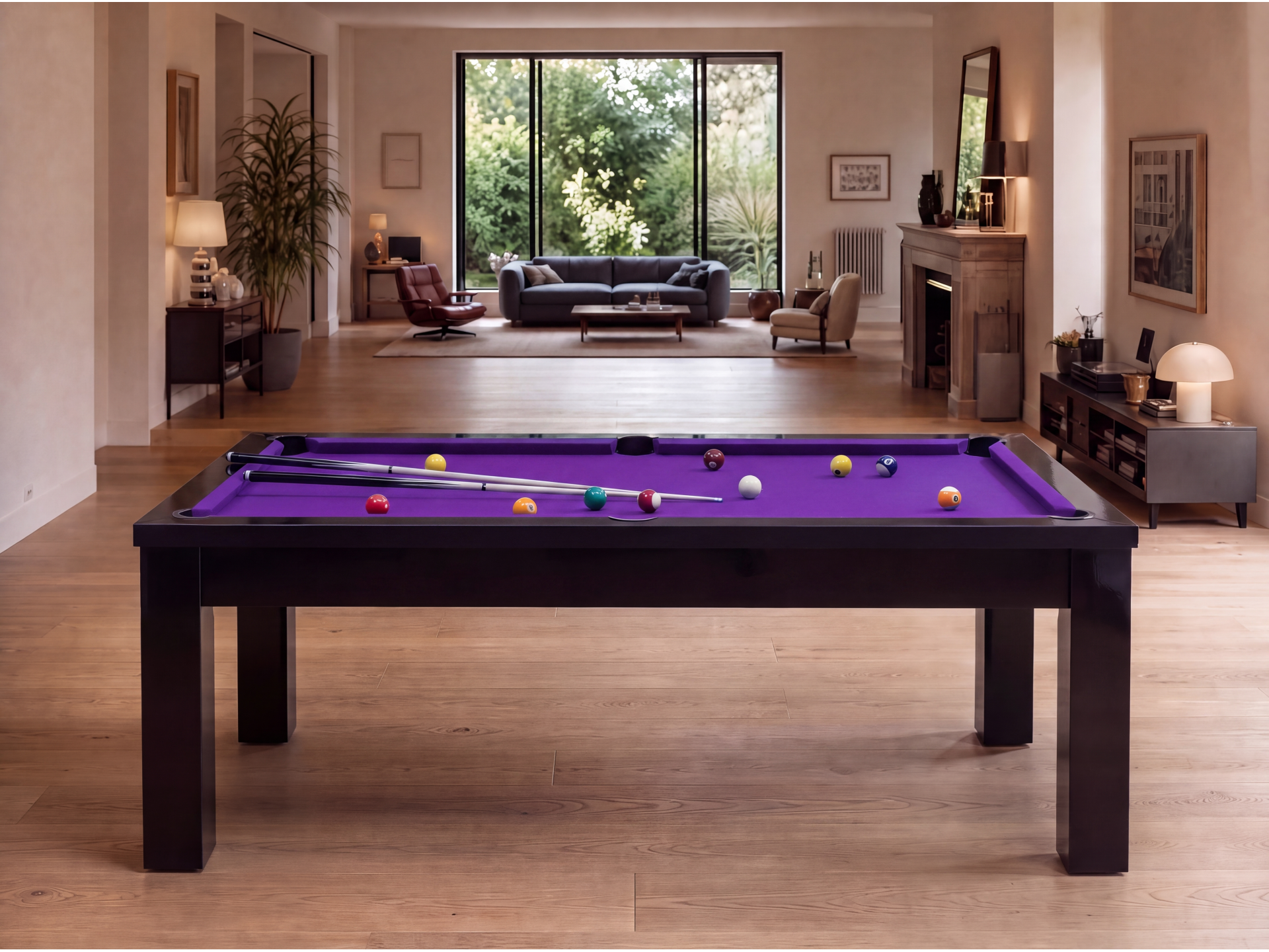 Achat billard américain convertible Santiago