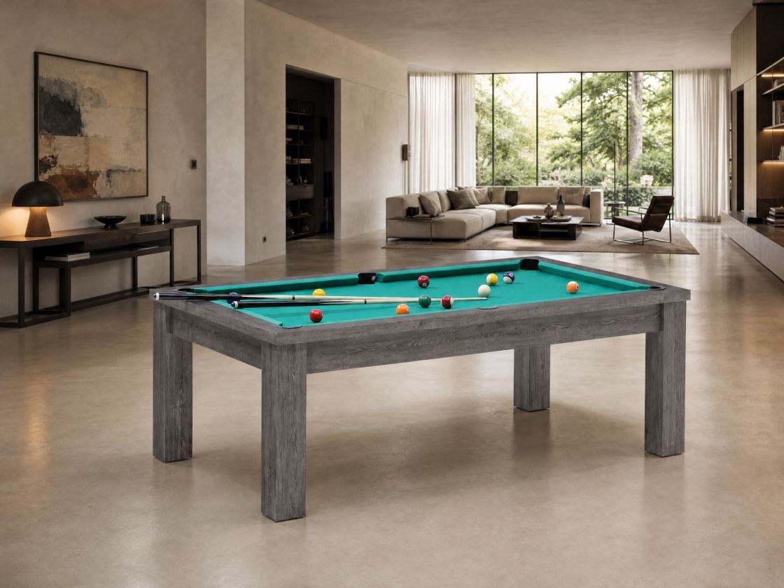 Table billard transformable américain et pool : Bogota