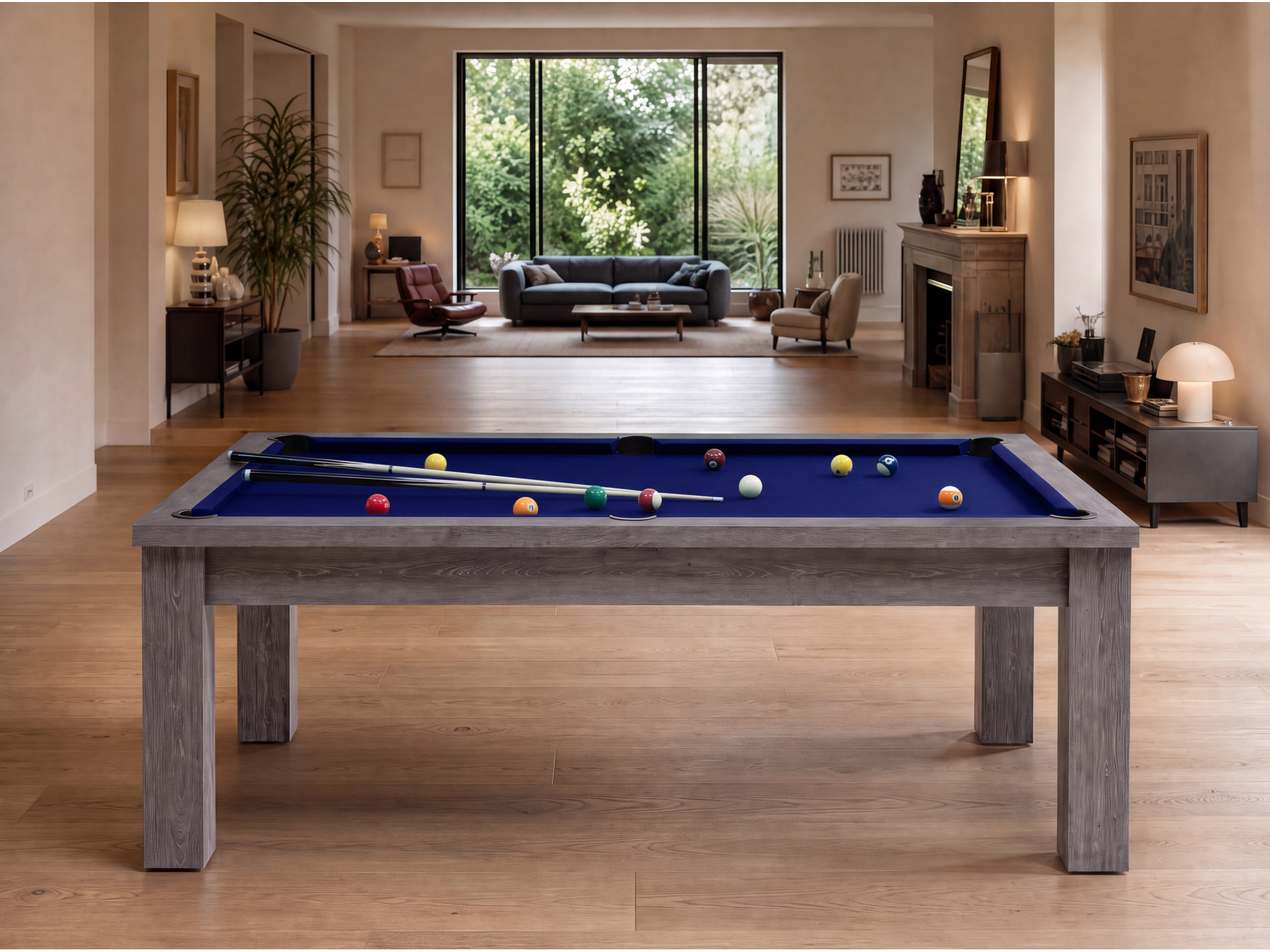 Table billard transformable américain et pool : Bogota