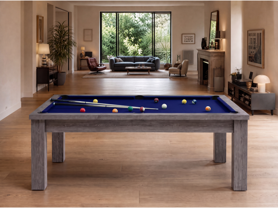 Table billard transformable américain et pool : Bogota