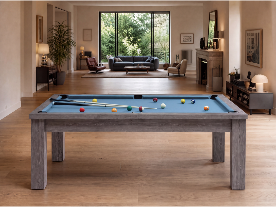 Table billard transformable américain et pool : Bogota