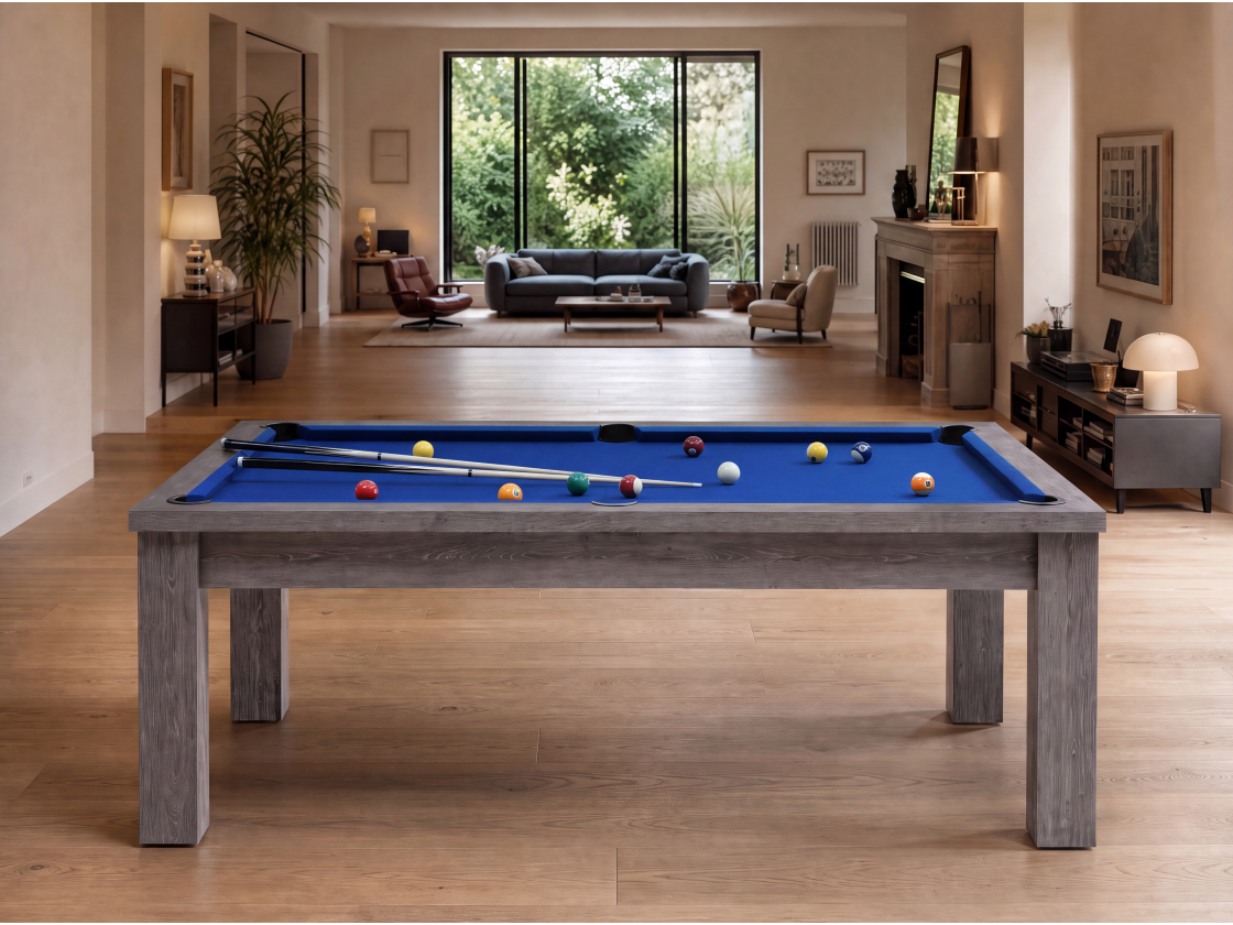 Table billard transformable américain et pool : Bogota