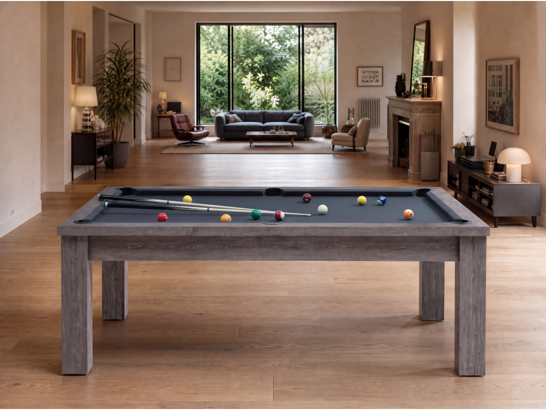 Table billard transformable américain et pool : Bogota