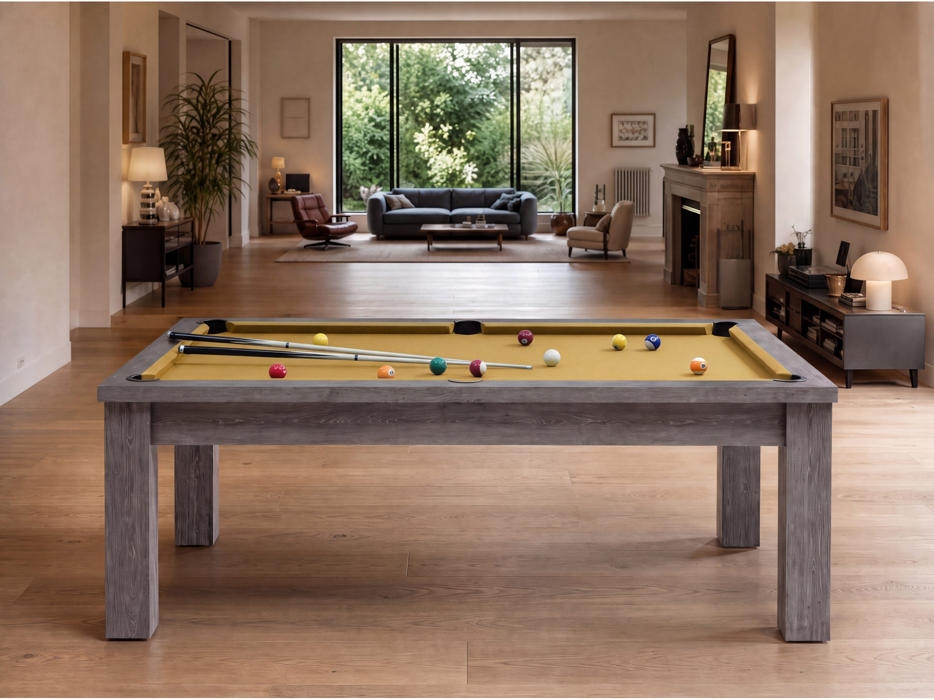 Table billard transformable américain et pool : Bogota