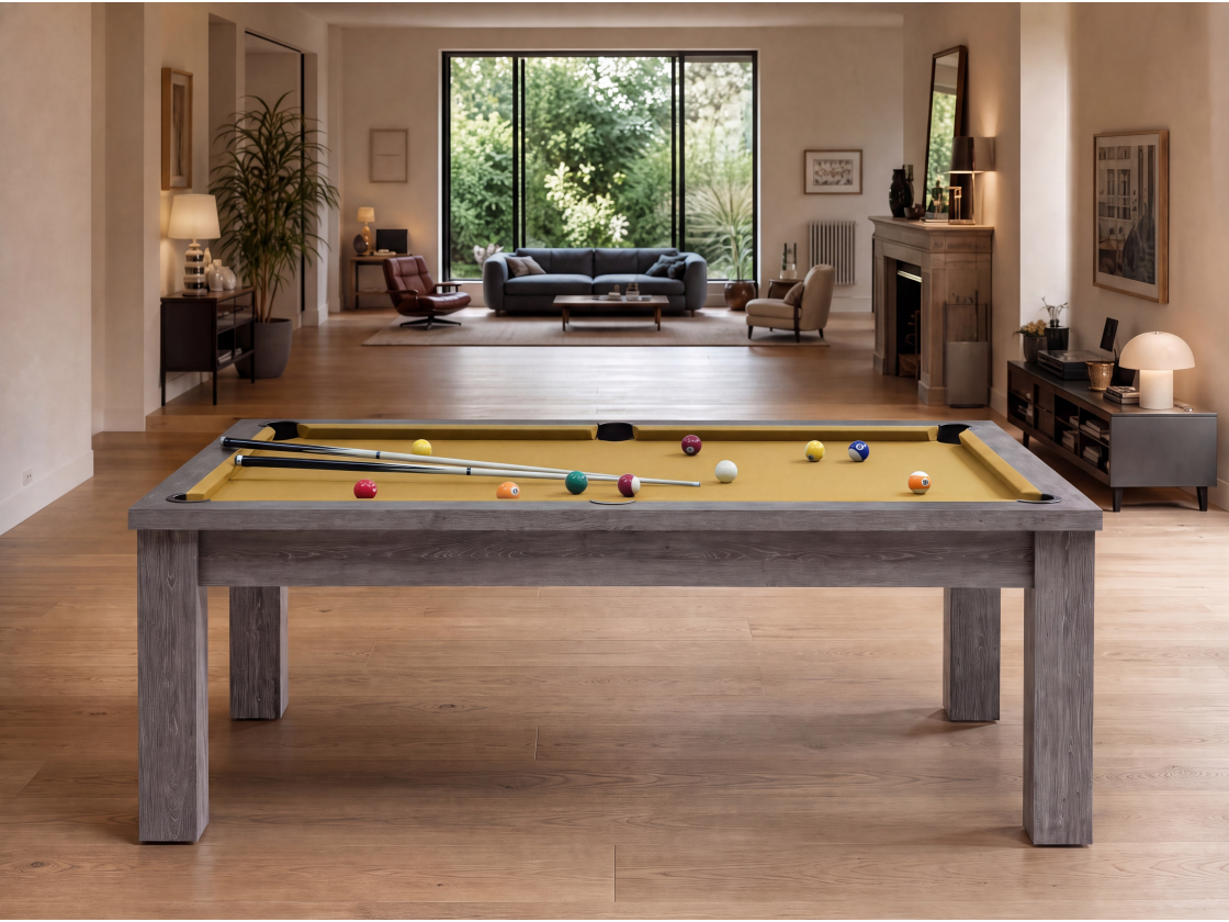 Table billard transformable américain et pool : Bogota
