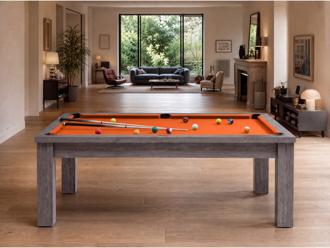 Table billard transformable américain et pool : Bogota