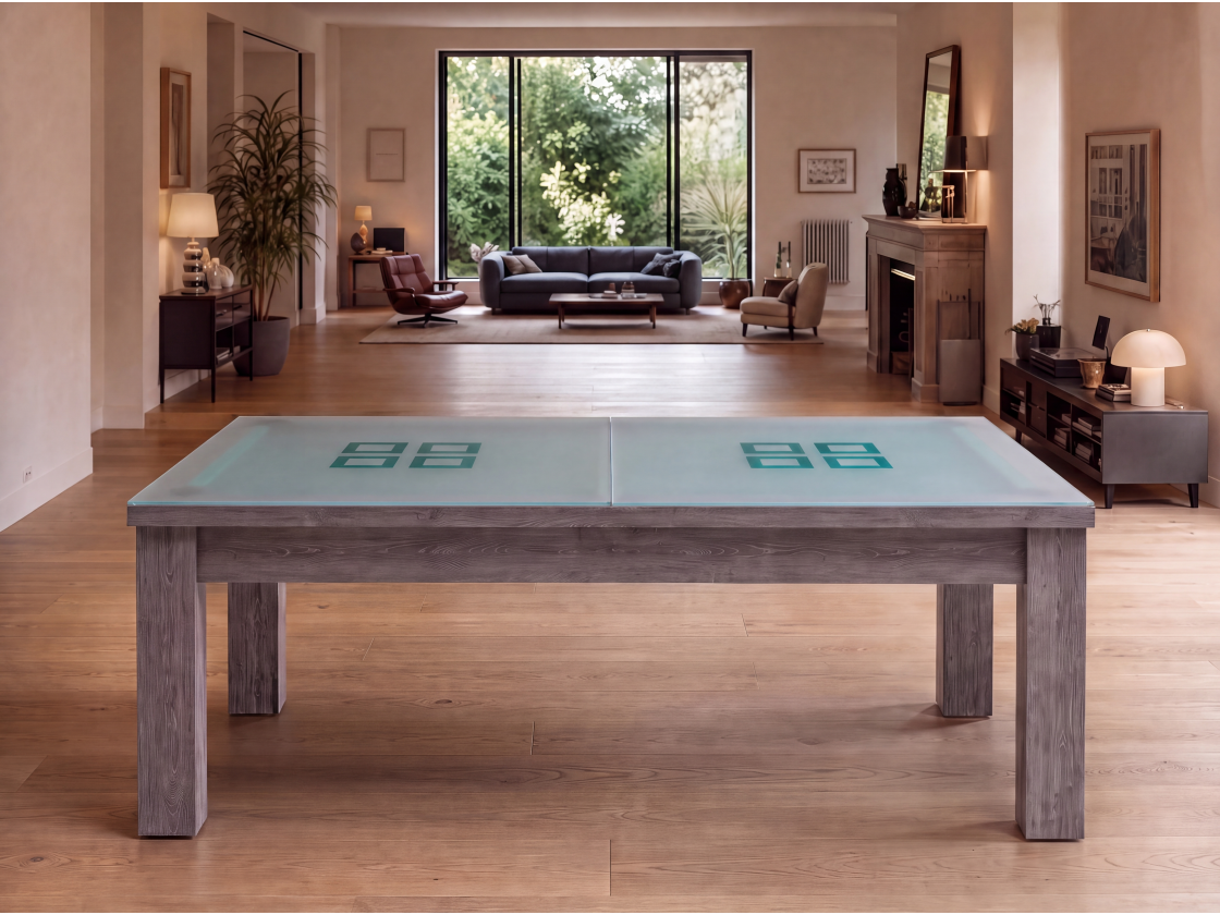 Table billard transformable américain et pool : Bogota