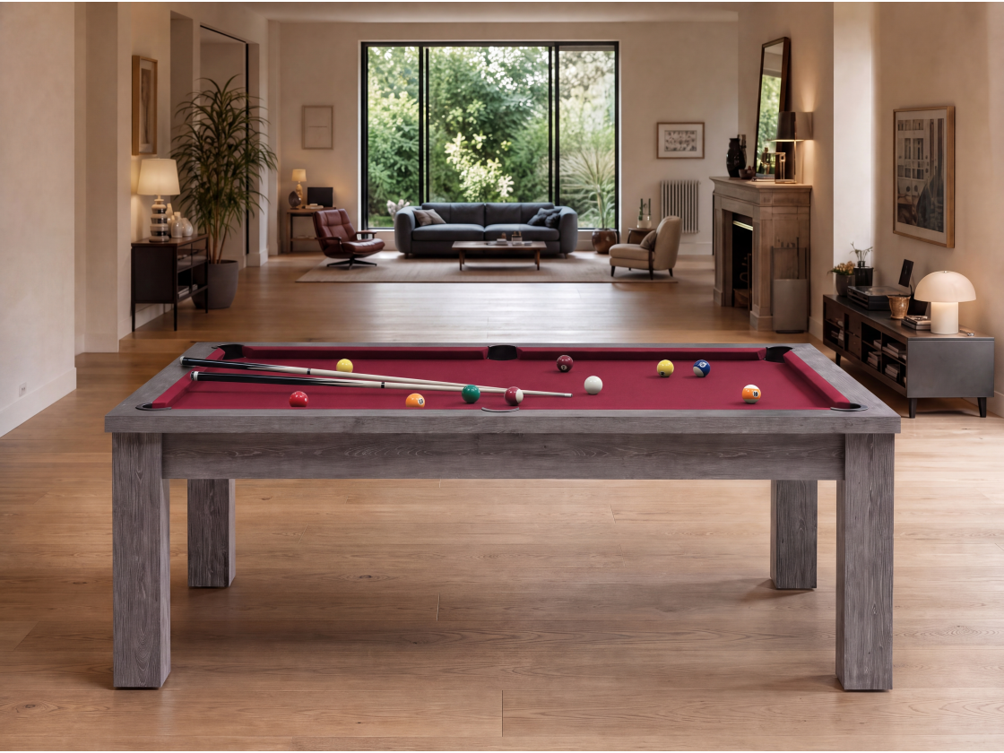 Table billard transformable américain et pool : Bogota