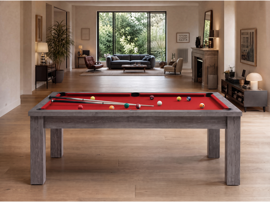Table billard transformable américain et pool : Bogota