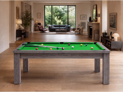 Table billard transformable américain et pool : Bogota
