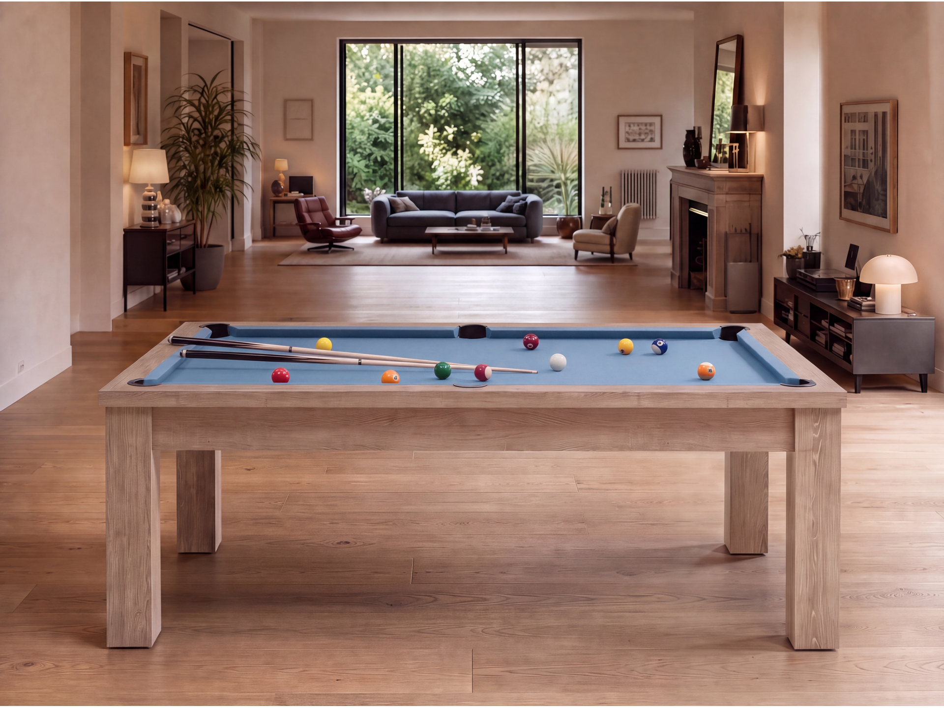 Table billard convertible américain : Mendoza Premium