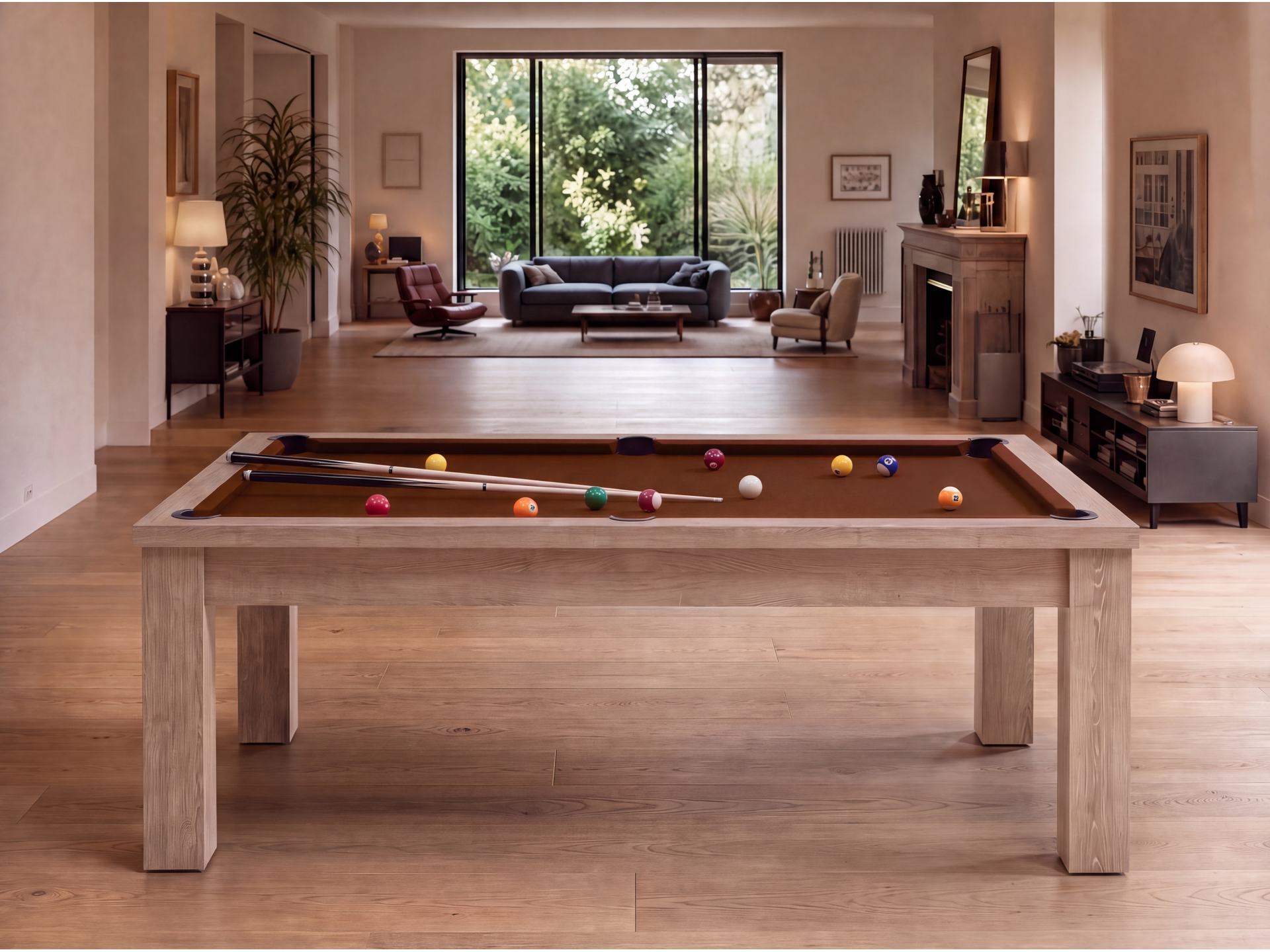 Table billard convertible américain : Mendoza Premium
