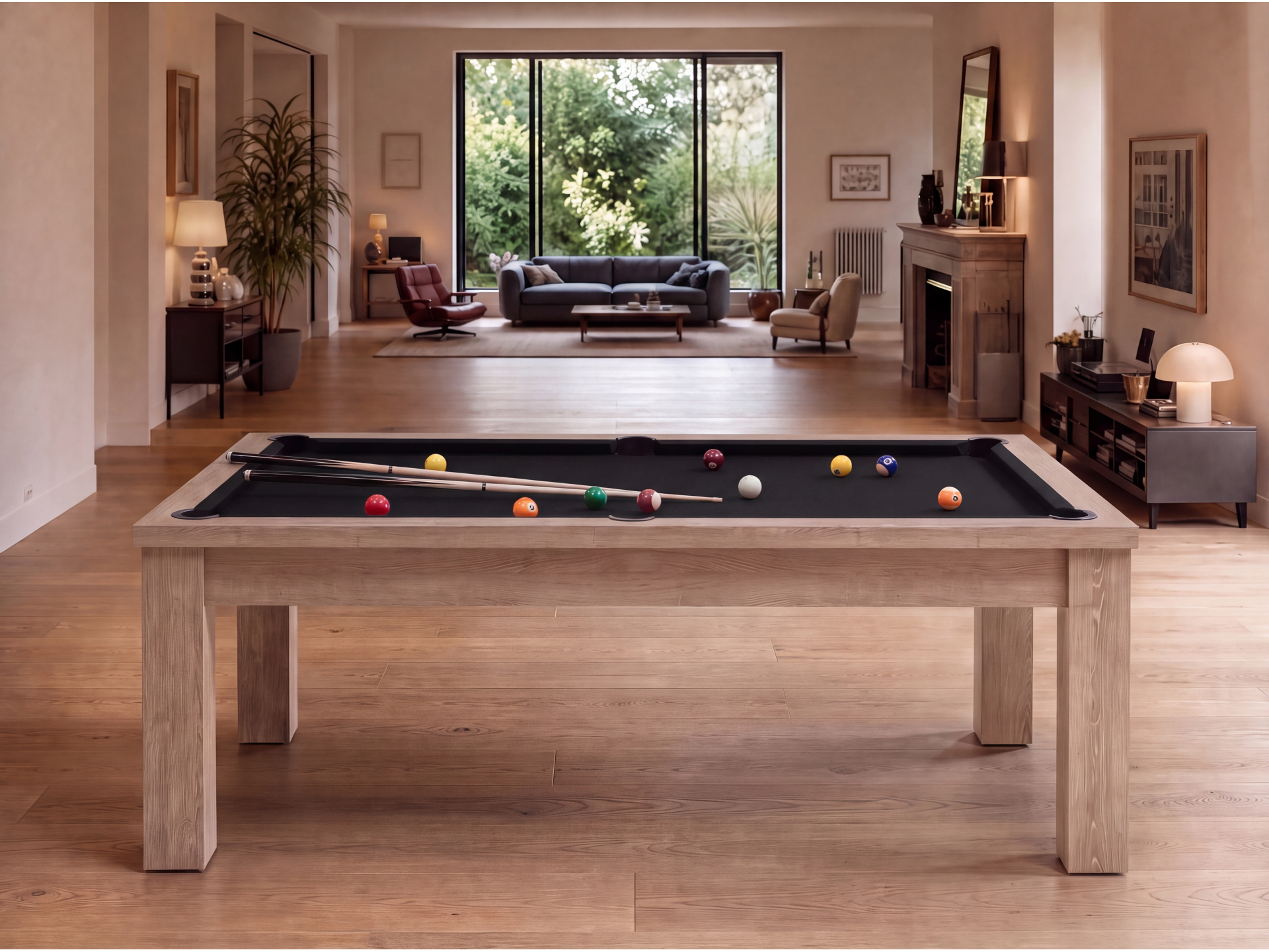 Table billard convertible américain : Mendoza Premium