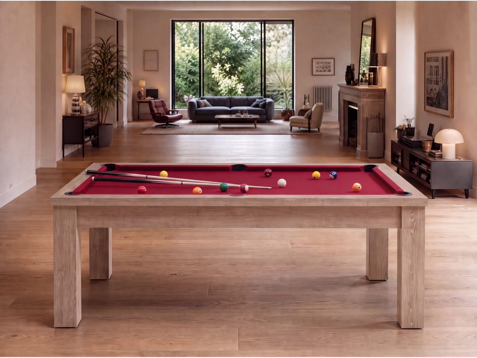 Table billard convertible américain : Mendoza Premium