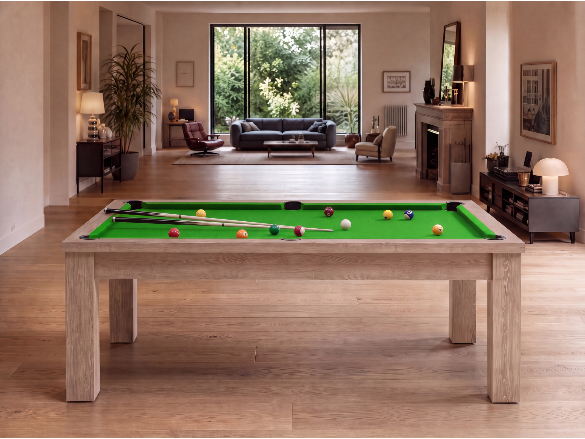 Table billard convertible américain : Mendoza Premium