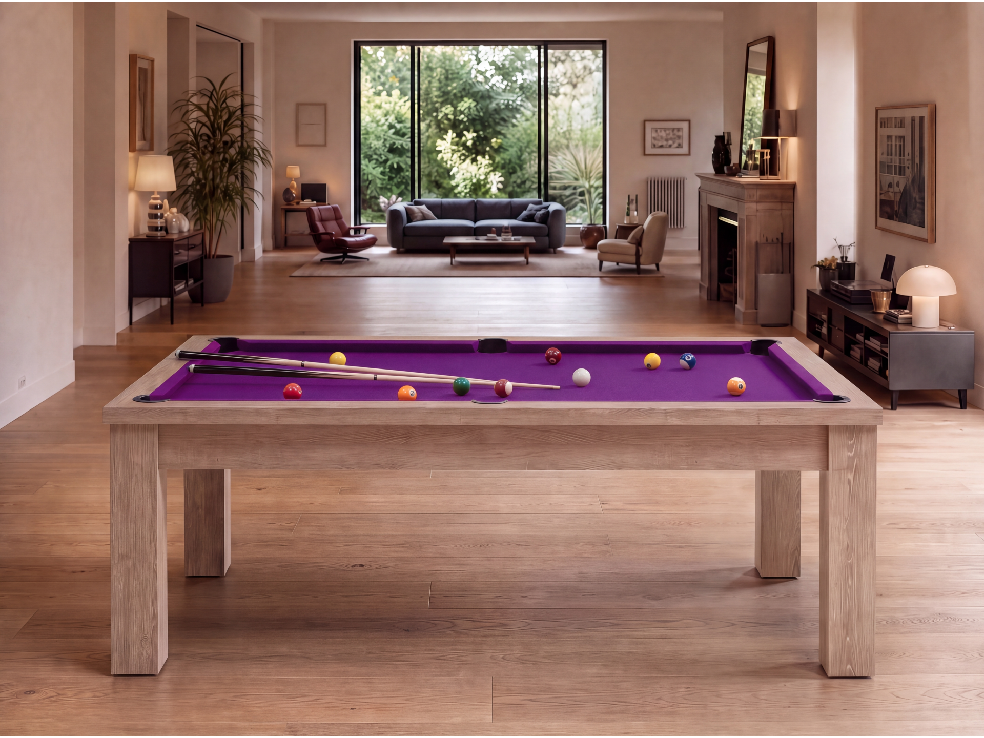 Table billard convertible américain : Mendoza Premium