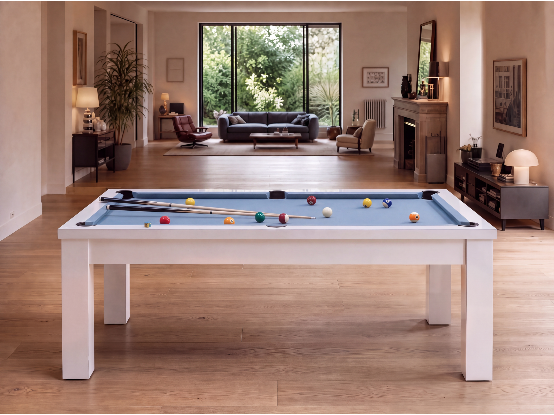 Billard américain, Français et pool convertible : Rio