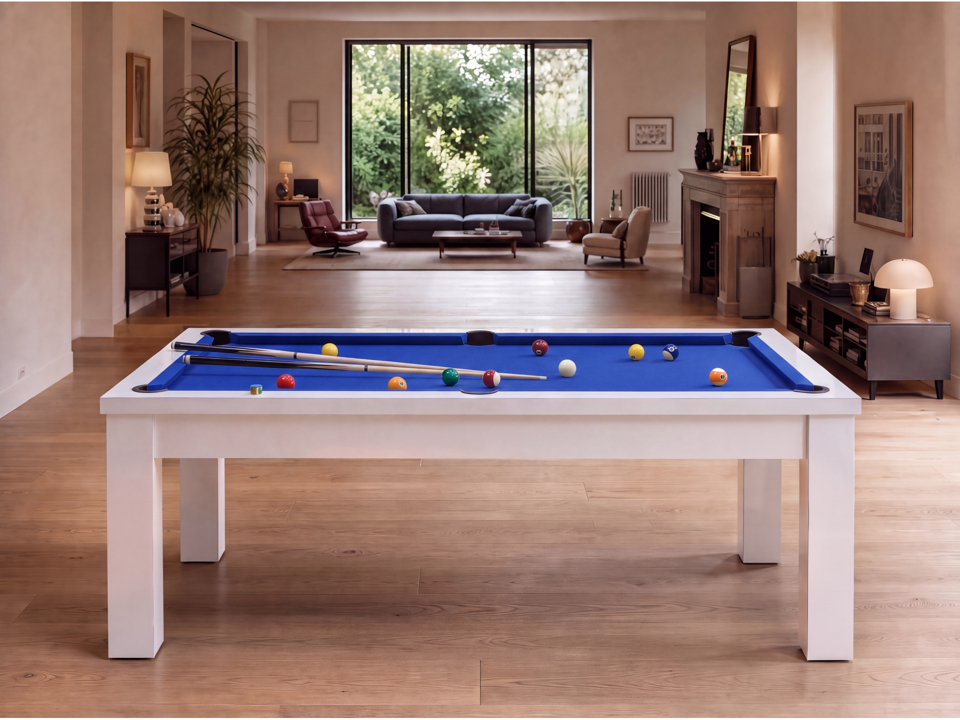 Billard américain, Français et pool convertible : Rio