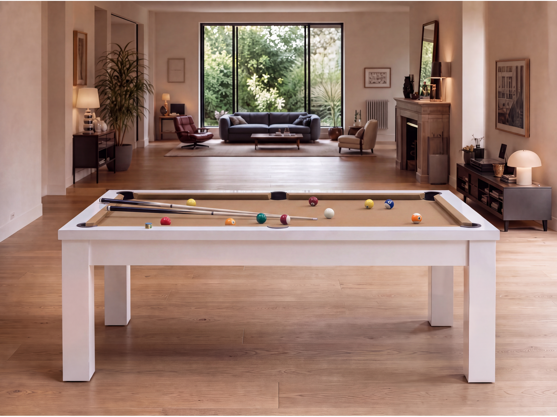 Billard américain, Français et pool convertible : Rio