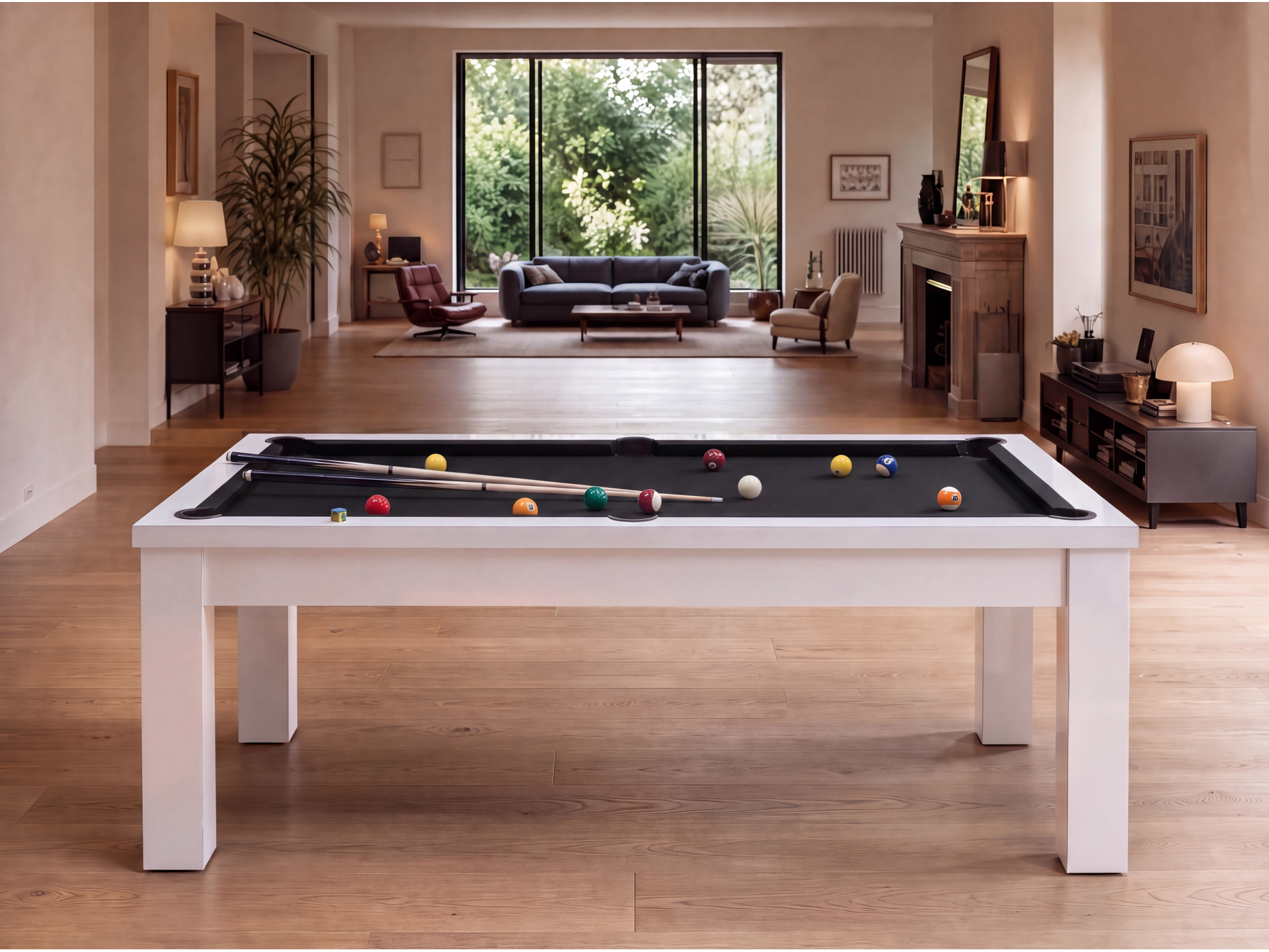 Billard américain, Français et pool convertible : Rio