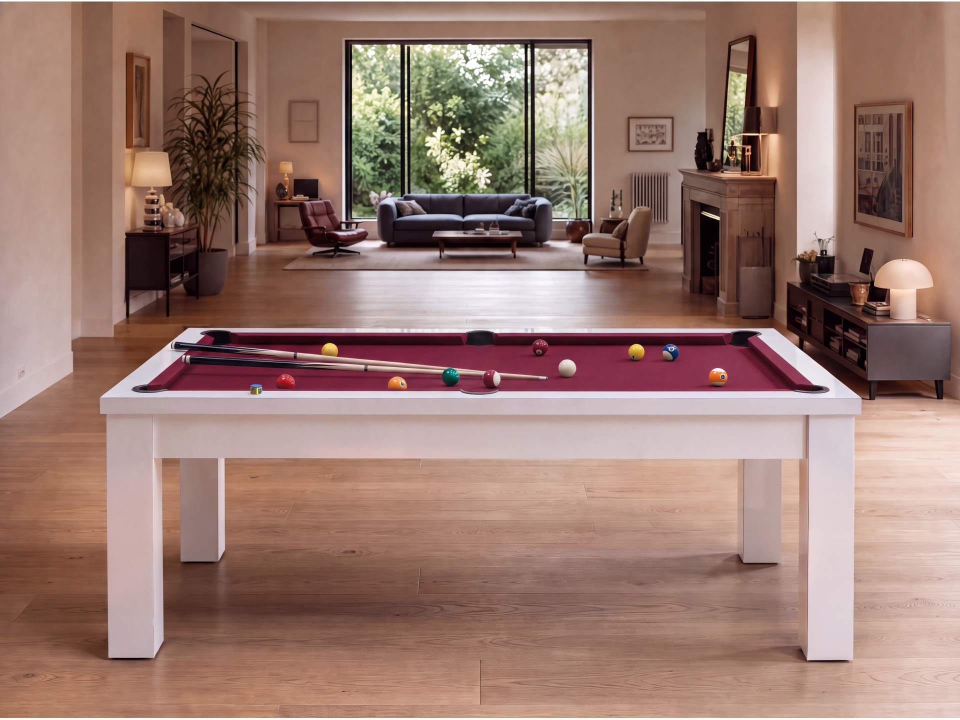 Billard américain, Français et pool convertible : Rio