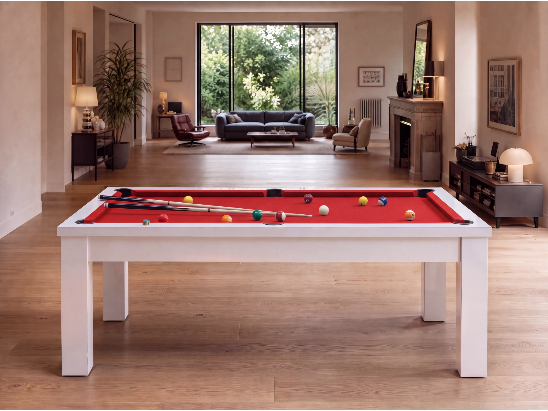 Billard américain, Français et pool convertible : Rio