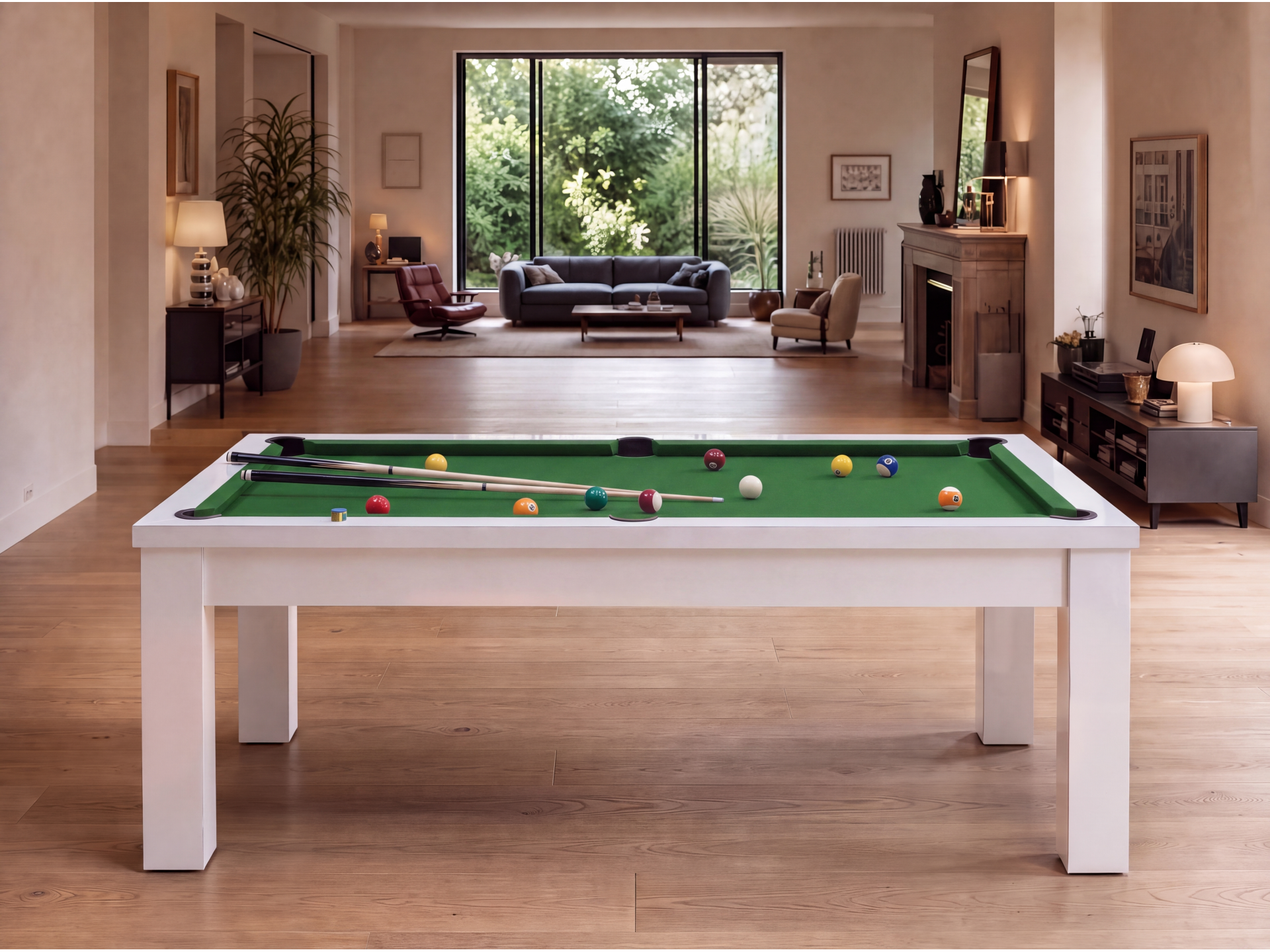 Billard américain, Français et pool convertible : Rio