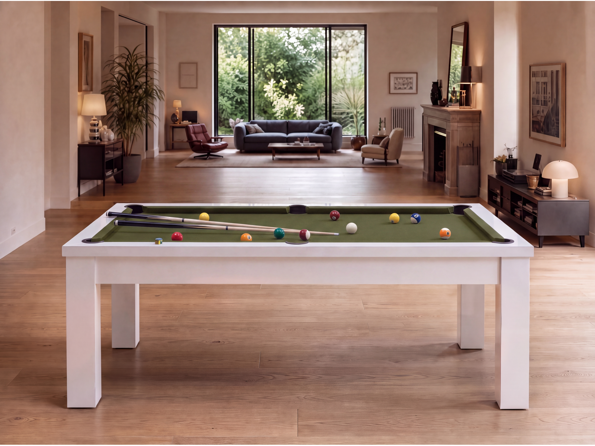 Billard américain, Français et pool convertible : Rio