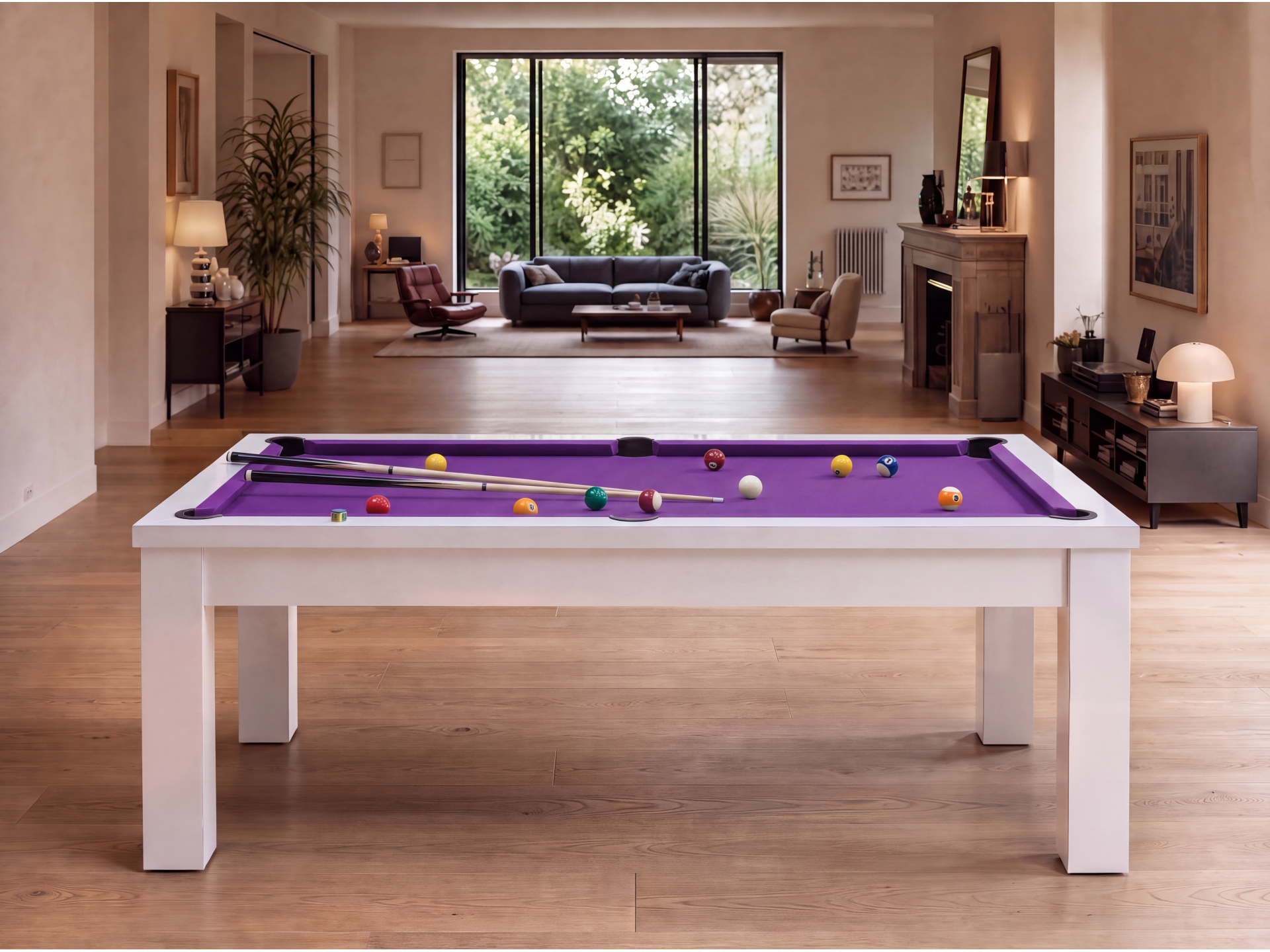 Billard américain, Français et pool convertible : Rio