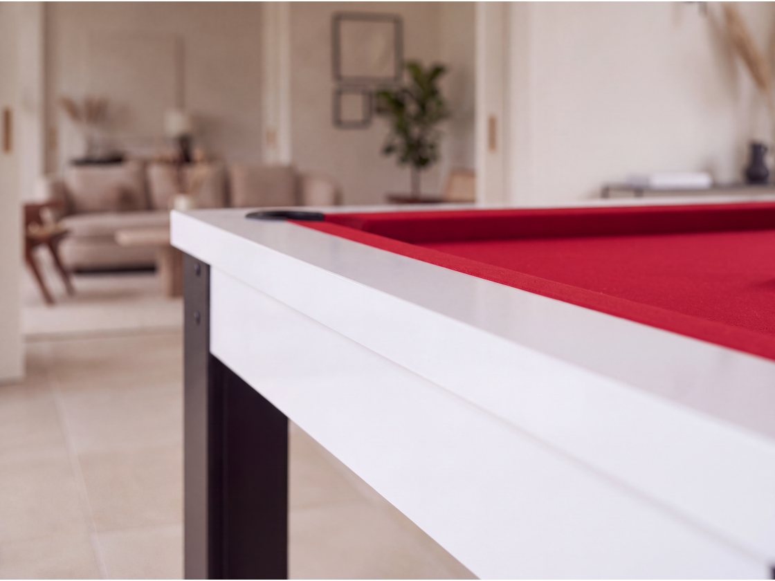 Table billard convertible avec pieds métalliques : Rio