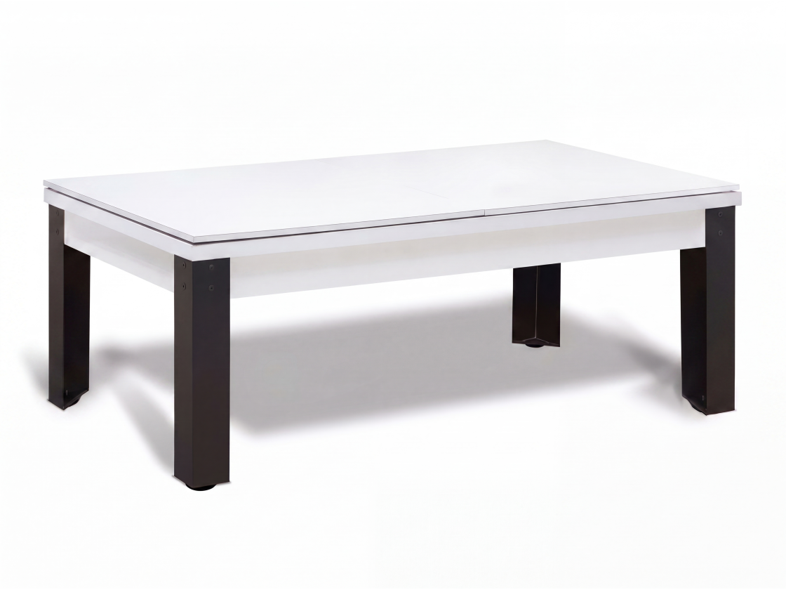 Table billard convertible avec pieds métalliques : Rio