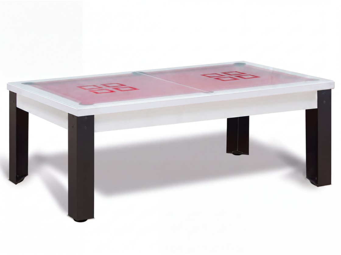 Table billard convertible avec pieds métalliques : Rio