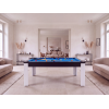 Table billard convertible industriel avec pieds métalliques