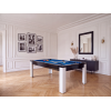 Table billard convertible industriel avec pieds métalliques