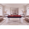 Table billard convertible industriel avec pieds métalliques