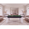 Table billard convertible industriel avec pieds métalliques