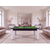 Table billard convertible industriel avec pieds métalliques