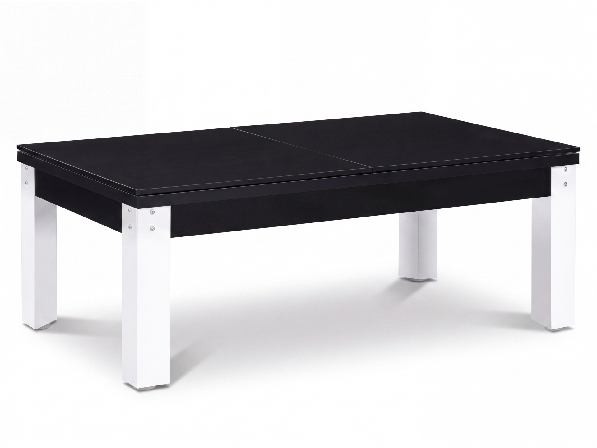 Table billard convertible industriel avec pieds métalliques