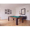 Table billard convertible, pieds métalliques couleur aux choix