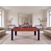 Table billard convertible, pieds métalliques couleur aux choix